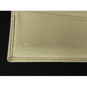 グッチ GUCCI インターロッキングG 財布 二つ折り レザー 白 ホワイト