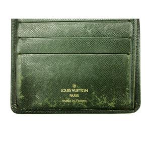 【美品】ルイヴィトン 財布 タイガ ポルトビエ 3 カルト クレディ 緑 ルイヴィトン LOUIS VUITTON ポルトビエ 3カルトクレディ タイガ