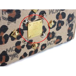 エムシーエム MCM LOVELESS GUILD PRIME 長財布 レオパード スタッズ