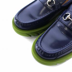 グッチ GUCCI ホースビット ローファー ラグソール 厚底 レザー 8 27.0