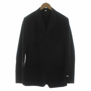 バーバリー BURBERRY HIGH BREAK JKT TECH SLACKS スーツ セットアップ 上下 テーラードジャケット タックパンツ 48R 黒 ブラック 8023653 8023139 /KU メンズ