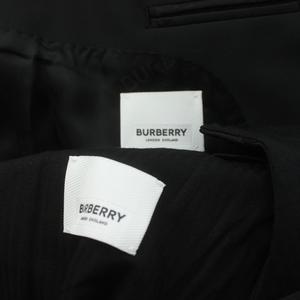 バーバリー BURBERRY HIGH BREAK JKT TECH SLACKS スーツ セットアップ 上下 テーラードジャケット タックパンツ 48R 黒 ブラック 8023653 8023139 /KU メンズ