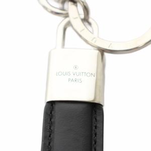 ルイヴィトン LOUIS VUITTON キーホルダー  LV パドロック ドラゴンヌ レザー ロゴ 黒 ブラック シルバーカラー M00745 /KU ■OH メンズ