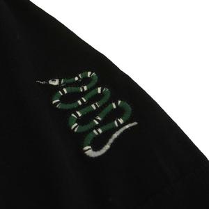グッチ GUCCI ニット カットソー 長袖 刺繍 タートルネック ウール XXL 黒 ブラック 561006 X1438 /AN メンズ