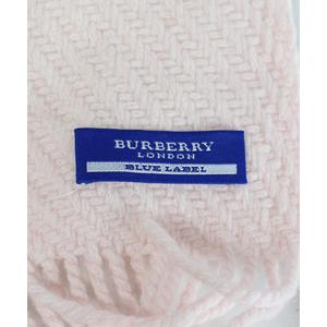 Burberry Blue Lable ピンク フリンジ マフラー バーバリーブルーレーベル BURBERRY BLUE LABEL マフラー