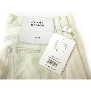 未使用品 クラネ CLANE DESIGN THUMB パンツ デニム ジーンズ ワイド  