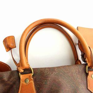 エトロ ETRO ハンドバッグ ミニボストンバッグ PVC ペイズリー柄