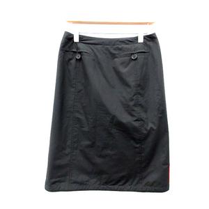 プラダスポーツ PRADA SPORT タイトスカート 中綿 ひざ丈 ナイロン 40