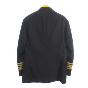 美品】90s USA製 ダブルブレザージャケット ネイビー 金ボタン 43R