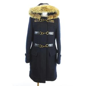 コーチ COACH フーデッドファー ダッフルコート ウール アウター 秋冬 