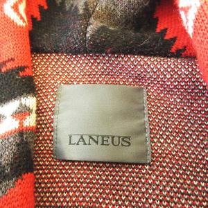 LANEUS ラネウス ショールカーディガン ニットジャケット 幾何学模様  