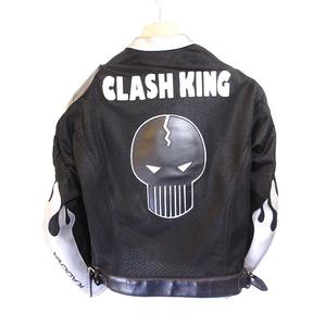 カドヤ KADOYA ライダース メッシュ ジャケット クラッシュキング 