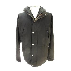 ソフネット SOPHNET. マウンテンパーカー ジャケット 中綿 裏地迷彩 黒