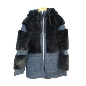 未使用品 リーバイス Levi S Made Crafted デニム モッズ コート ジャケット リバーシブル 裏キルティング 紺 ネイビー S レディース 146 ベクトルパーク