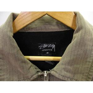 STUSSY ジャケット ステューシー STUSSY ジップアップ ブルゾン ジャケット グレー