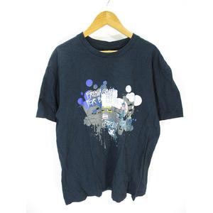 ネイビー 半袖 Tシャツ ステューシー STUSSY Tシャツ カットソー 半袖 クルーネック