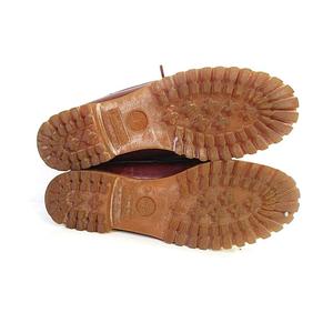 ティンバーランド Timberland 51309W レザー デッキ シューズ 赤茶色