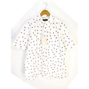 未使用品 サンサーフ 東洋 SUN SURF フラダンス ボタンダウン オックス 半袖 B.D.シャツ SS34973 白 ホワイト L メンズ