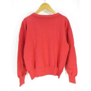 ジョーマッコイ JOE McCOY スウェット トレーナー 長袖 プリント 赤