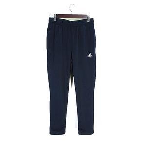 アディダス adidas トラック パンツ ジャージ ネイビー 紺 ロゴ M 国内