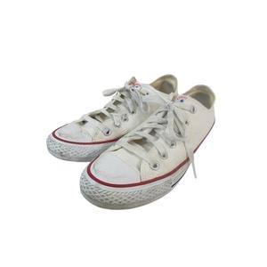 コンバース CONVERSE スニーカー ローカット 無地 ホワイト系 サイズ24.0 QQQ レディース