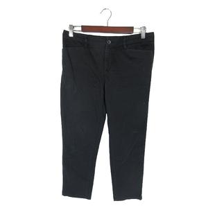 アー・ヴェ・ヴェスタンダード ミッシェルクラン a.v.v standard パンツ クロップド チノパン 無地 ブラック サイズXL QQQ レディース