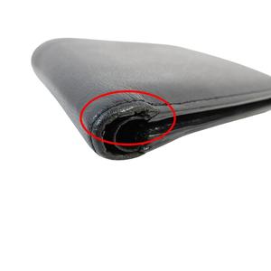 ポールスミス PAUL SMITH 財布 サイフ 二つ折り ウォレット 小銭入れ レザー調 ロゴ 型押し 裏地 無地 ブラック QQQ メンズ