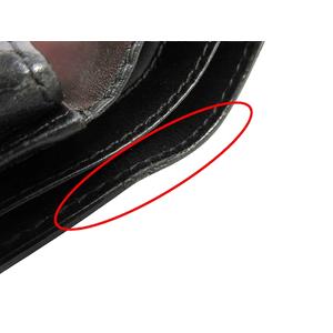 ポールスミス PAUL SMITH 財布 サイフ 二つ折り ウォレット 小銭入れ レザー調 ロゴ 型押し 裏地 無地 ブラック QQQ メンズ