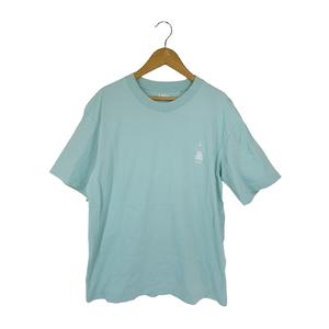 ユニクロ UNIQLO × 米津玄師 コラボ プルオーバー Tシャツ 半袖 ワンポイント プリント グリーン サイズS QQQ メンズ
