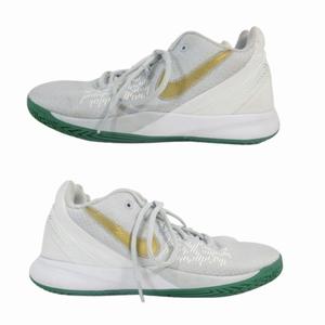 ナイキ NIKE カイリー フライトラップ II GS AQ3412073 スニーカー シューズ バッシュ ローカット スポーツ バスケットボール ロゴ ワンポイント ホワイト 25cm QQQ メンズ