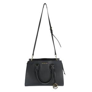 マイケルコース MICHAEL KORS ショルダーバッグ ハンドバッグ 2way チャーム ワンポイント ロゴ ブラック QQQ レディース