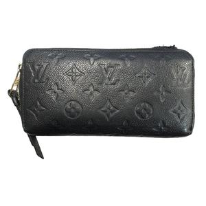ルイヴィトン LOUIS VUITTON 財布 長財布 ラウンド ウォレット 総柄 M61864 黒 QQQ レディース