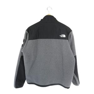 ザノースフェイス THE NORTH FACE NA72051 フリース ジャケット ジップアップ 起毛 ボア ロゴ ワンポイント ブラック グレー サイズL QQQ メンズ