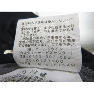 ザノースフェイス THE NORTH FACE NA72051 フリース ジャケット ジップアップ 起毛 ボア ロゴ ワンポイント ブラック グレー サイズL QQQ メンズ