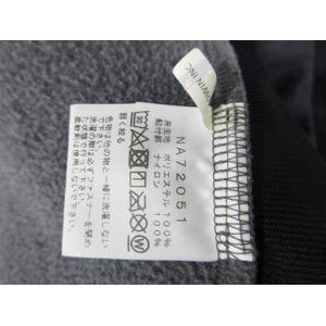 ザノースフェイス THE NORTH FACE NA72051 フリース ジャケット ジップアップ 起毛 ボア ロゴ ワンポイント ブラック グレー サイズL QQQ メンズ