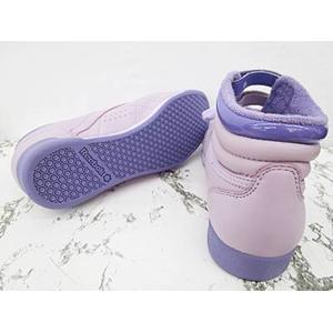 リーボック Reebok スニーカー ハイカット シューレース付 24.5 紫