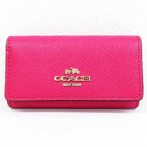 コーチ COACH 52485 クロスグレイン 6連キーケース レザー