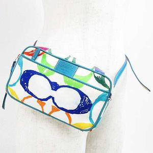コーチ COACH ウエストポーチ ポーチ バッグ シグネチャー柄 カラフル 