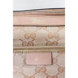 GUCCI トートバッグピンクPVC GG柄クリスタルレザーレディース