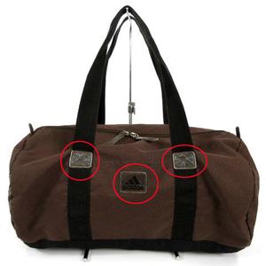 アディダス adidas ボストンバッグ ミニボストンバッグ ブラウン 茶