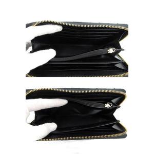 美品　コーチ　長財布　キルティング　ラウンドファスナー　レザー　札入れ　ブラック コーチ COACH 長財布 ラウンドファスナー レザー キルティング