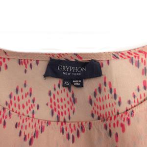 グリフォン GRYPHON NEW YORK カットソー 半袖 切替え スパンコール 