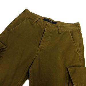 キャピタル kapital パンツ カーゴパンツ コットン カーキ S