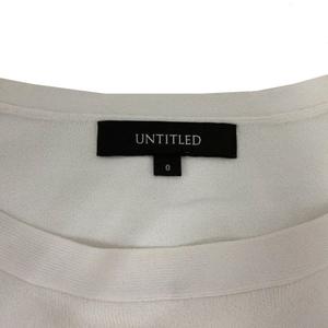 【新品未使用】アンタイトル カットソー UNTITLED OFFICIAL SITE｜アンタイトル オフィシャルサイト | T