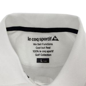 Le coq sportif ルコック ゴルフ ロゴ刺繍★ ウール混★ チルデンニット セーター Sz.LL　メンズ 大きいサイズ ネイビー　c41ta141 le coq sportif GOLF COLLECTION ルコック ゴルフ 通年 ロゴ刺繍