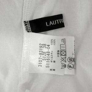 ロートレアモン LAUTREAMONT ブラウス Vネック 総レース 半袖 ホワイト 