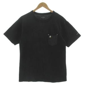 ショット SCHOTT LEATHER PKT T ONESTAR レザー ポケット 半袖Tシャツ 319304 半袖 コットン ブラック 黒 M メンズ