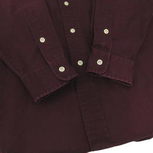 ラルフローレン RALPH LAUREN 90年代 BLAKE ボタンダウンシャツ HS-RL-IA0605 ポニー刺繍 長袖 コットン エンジ M メンズ