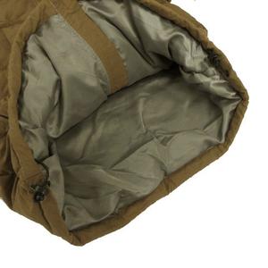 エディーバウアー EDDIE BAUER フーデッドダウンジャケット ジップアップ コットン混 ブラウン系 茶系 M レディース