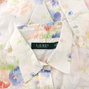 ローレンラルフローレン LAUREN RALPH LAUREN シャツ 長袖 花柄 総柄 